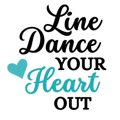 Line Dance Your Heart Out logo